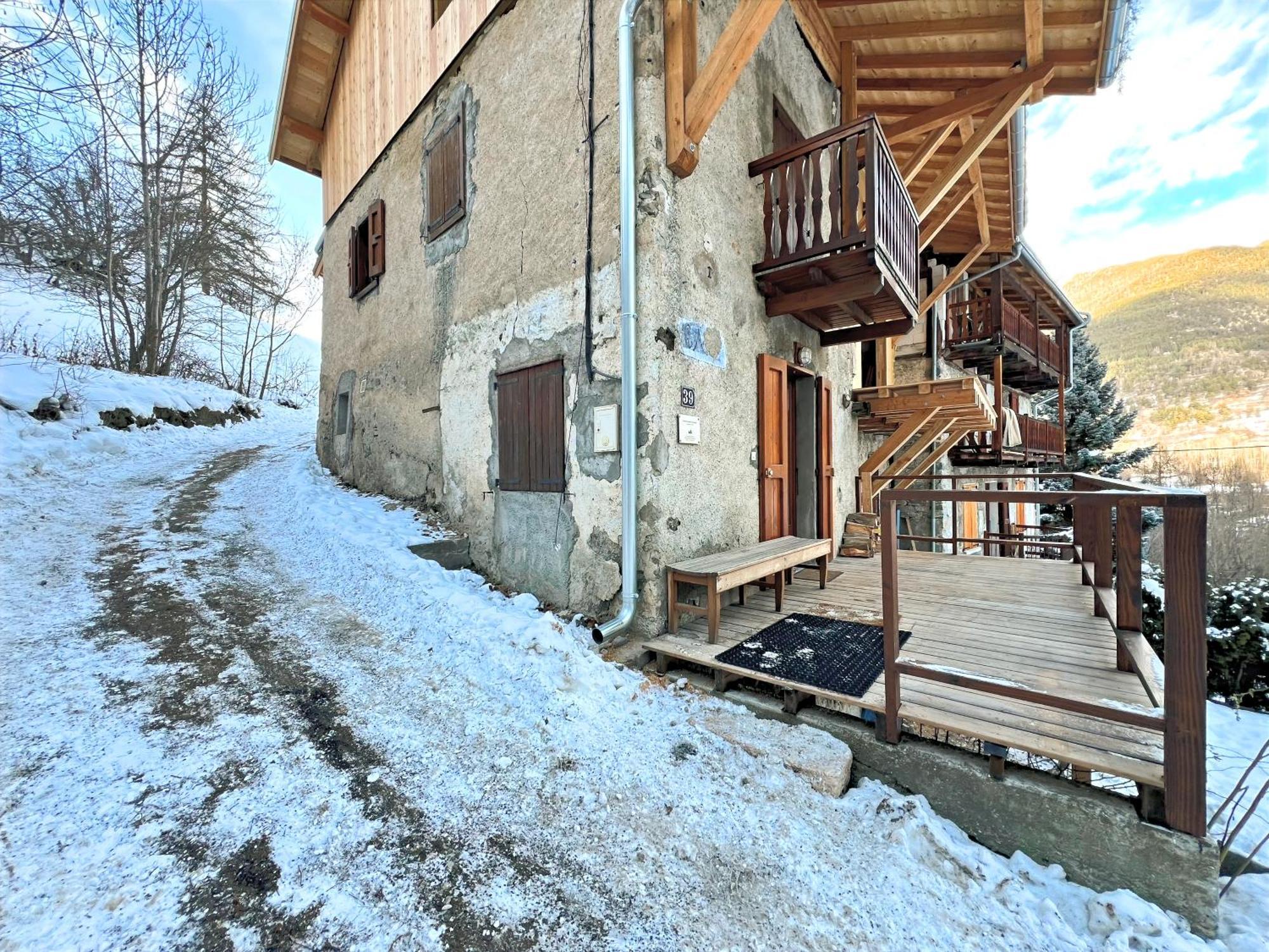 Charmante Maison De Montagne ブリアンソン エクステリア 写真